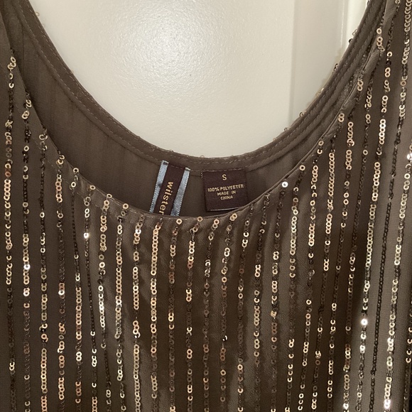 Grey sparkly tank top - Picture 2 of 3